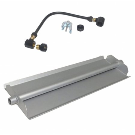 TRETCO 24 in. Powder Coated Linear Burner Pan Kit, Natural Gas OB5-BK2-24-NG